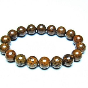 サハラNWA869隕石（コンドライト） ブレスレット 12mm 一点物 メール便可 [M便 1/10] 199-733