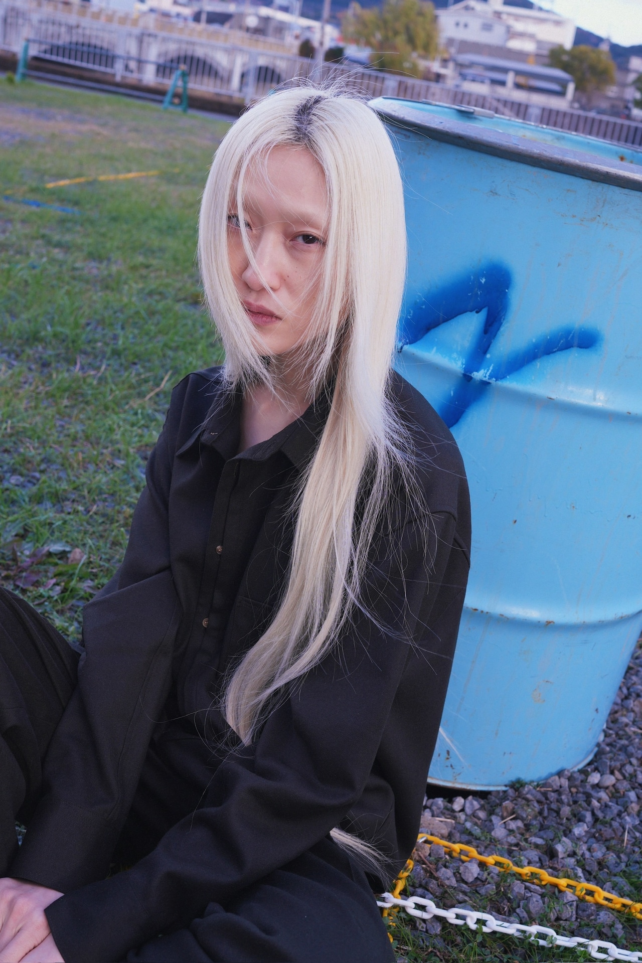 Ex. SASAKI SATORU imperfection shirt / Khaki