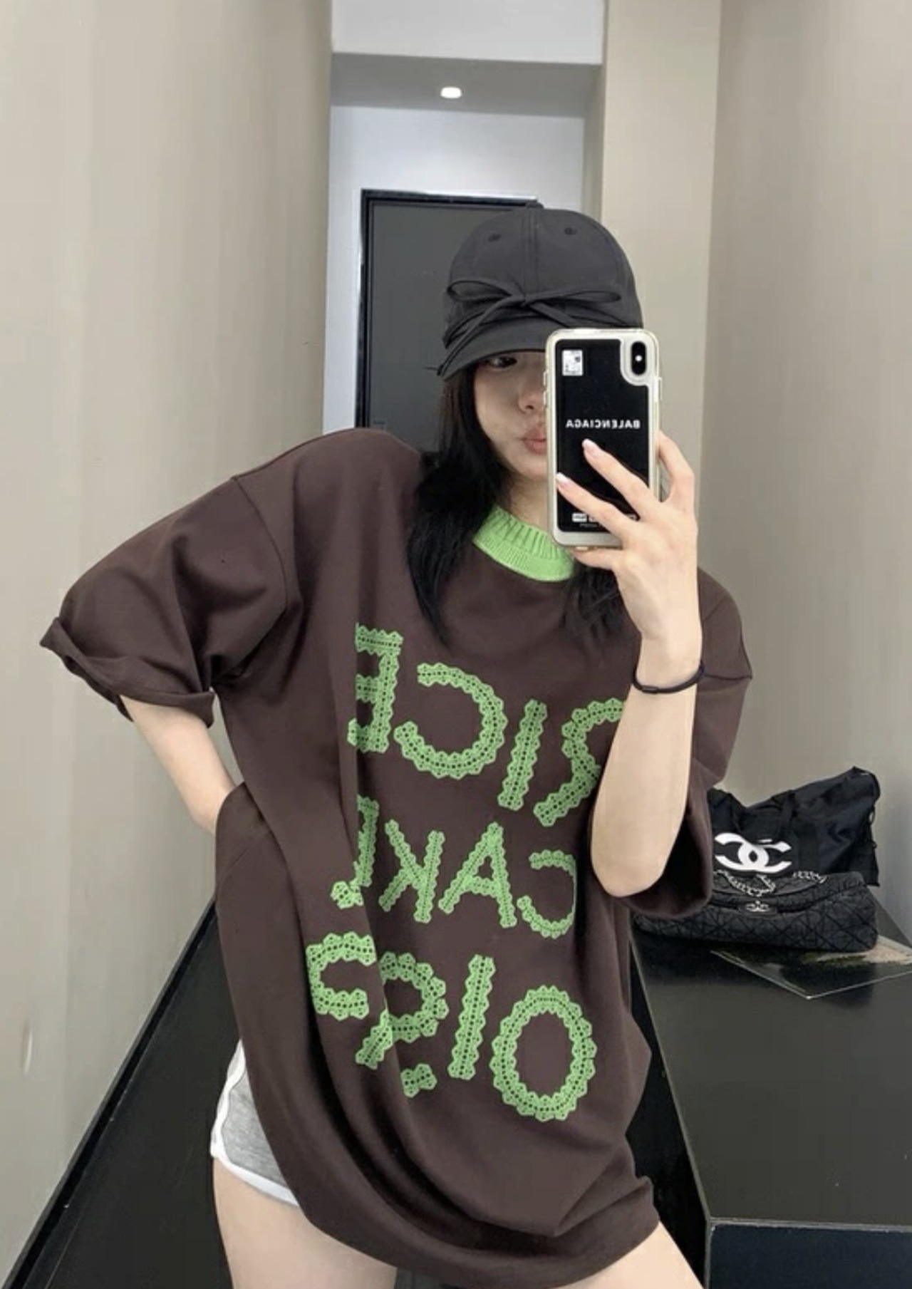 OISIS009 コントラストカラーTシャツ