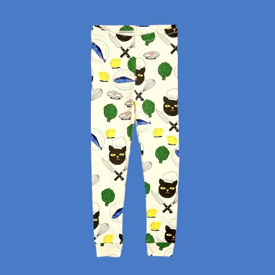 mini rodini Baby/Kids】Chef cat aop leggings Multi | Little