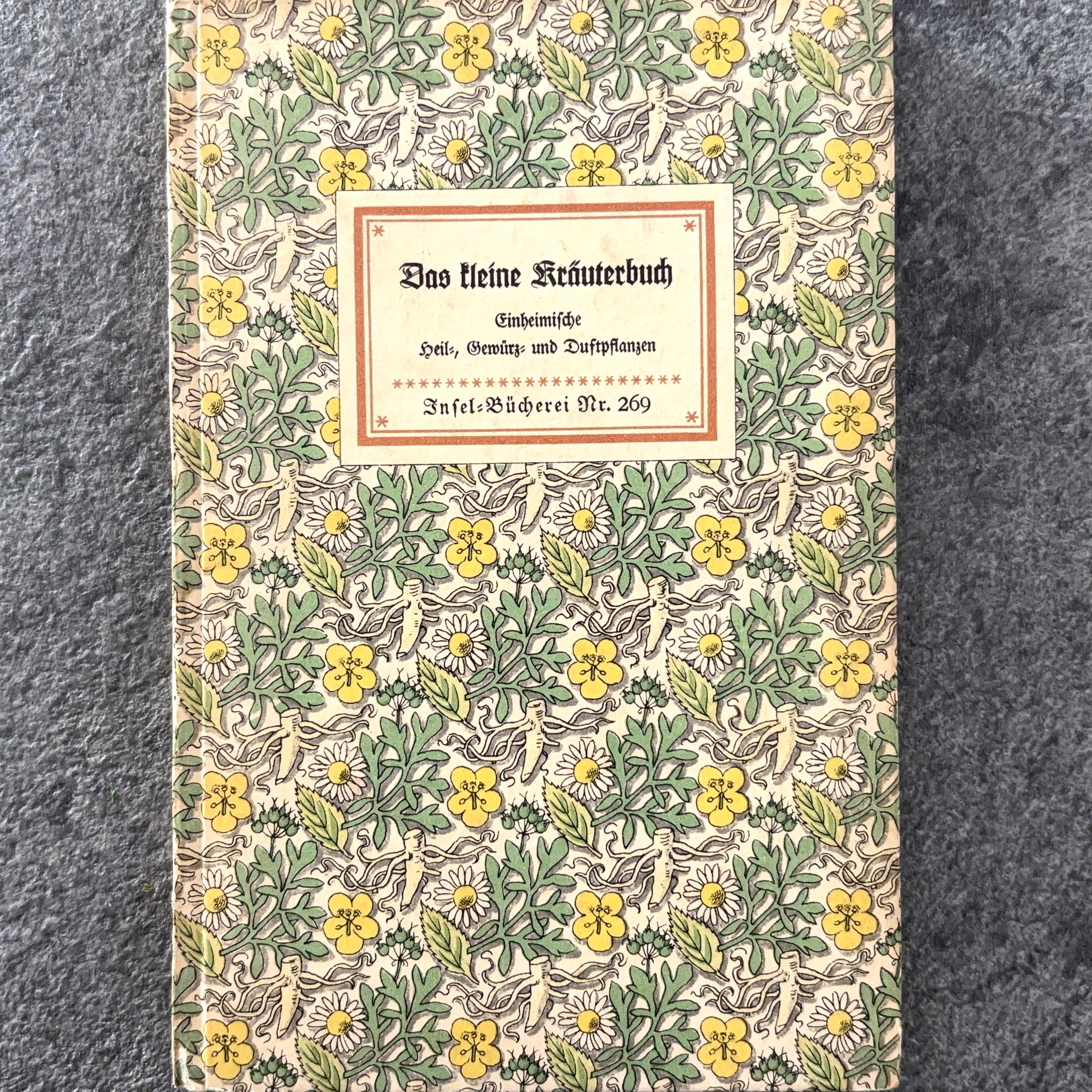 まとめ売り♪　インゼル文庫3点セット　鳥・蝶・木の図鑑　ドイツ古書 ドイツ インゼル文庫「Das kleine Baumbuch」No.316 （樹木図鑑）193