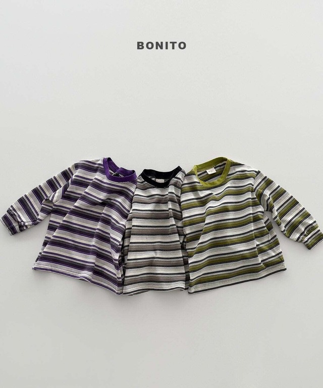 【 bonito / 予約 】Track style rib T