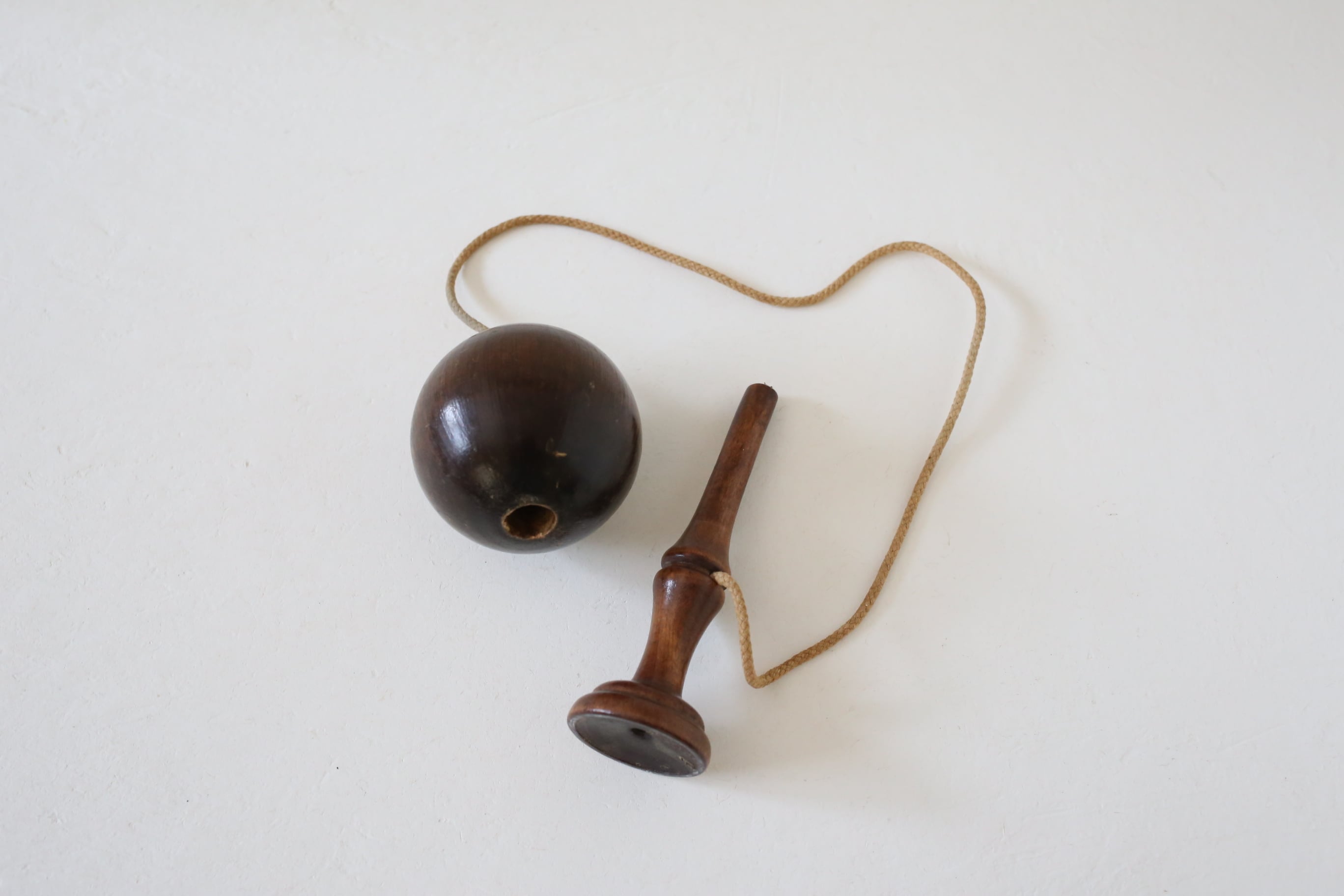 フランス アンティーク ヴィンテージ 『Bilboquet』 ビルボケ けん玉 N