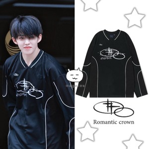 ★SEVENTEEN エスクプス 着用！！【ROMANTIC CROWN】PIPING SPORT JERSEY Vol.2