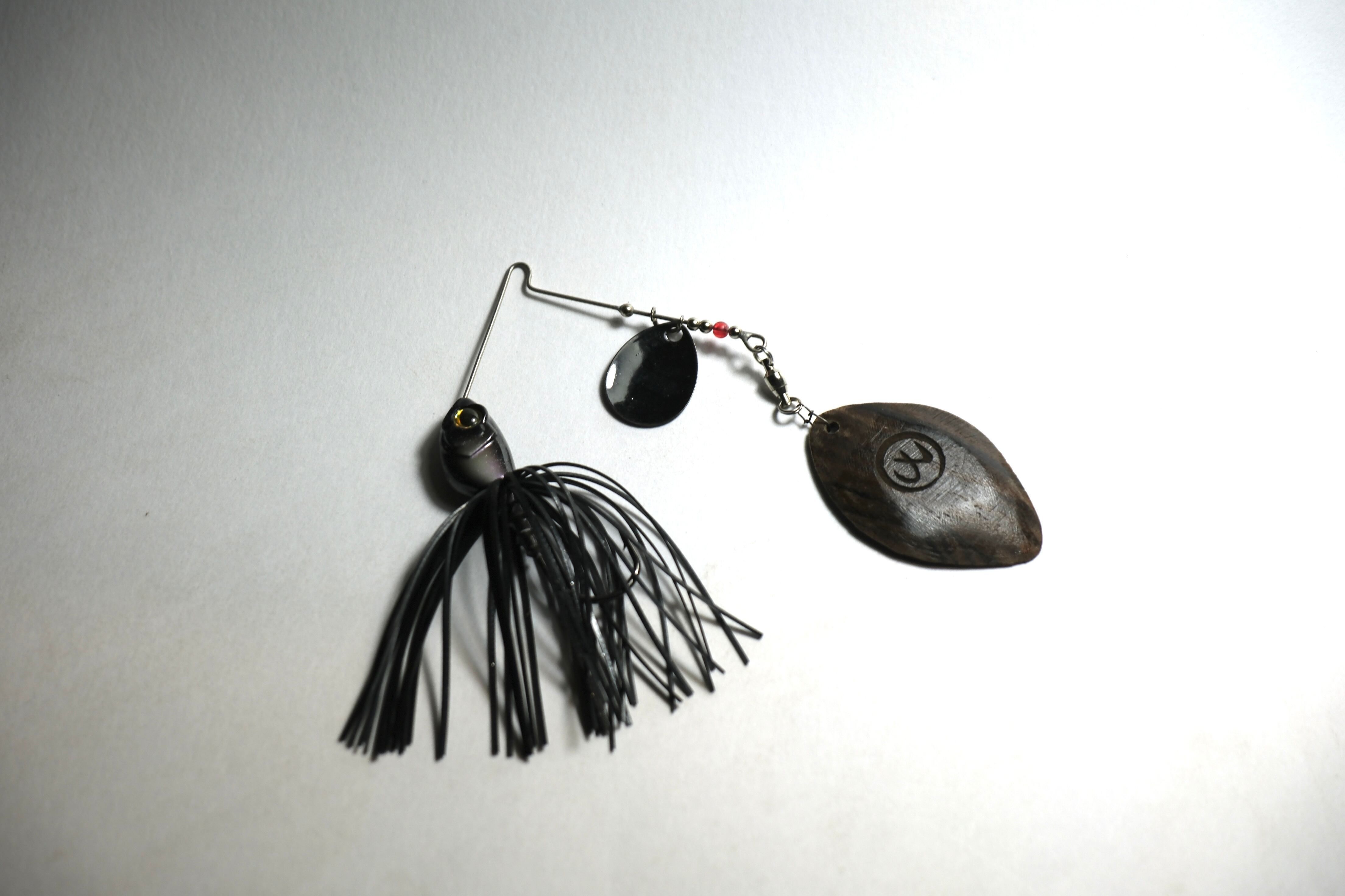 スピナーベイト用の黒檀ブレード