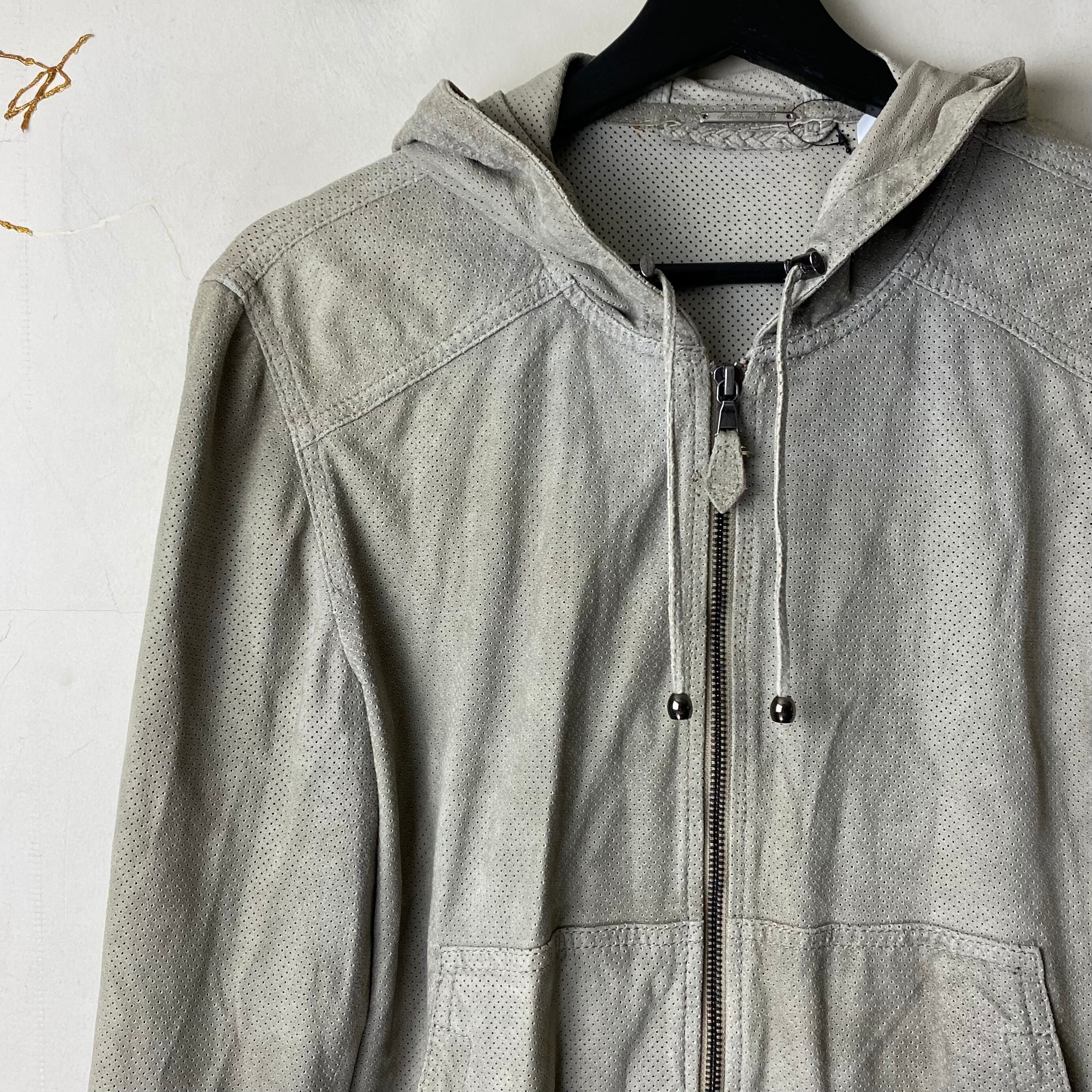 LORENZO ASOLA punching leather blouson | NOIR ONLINE