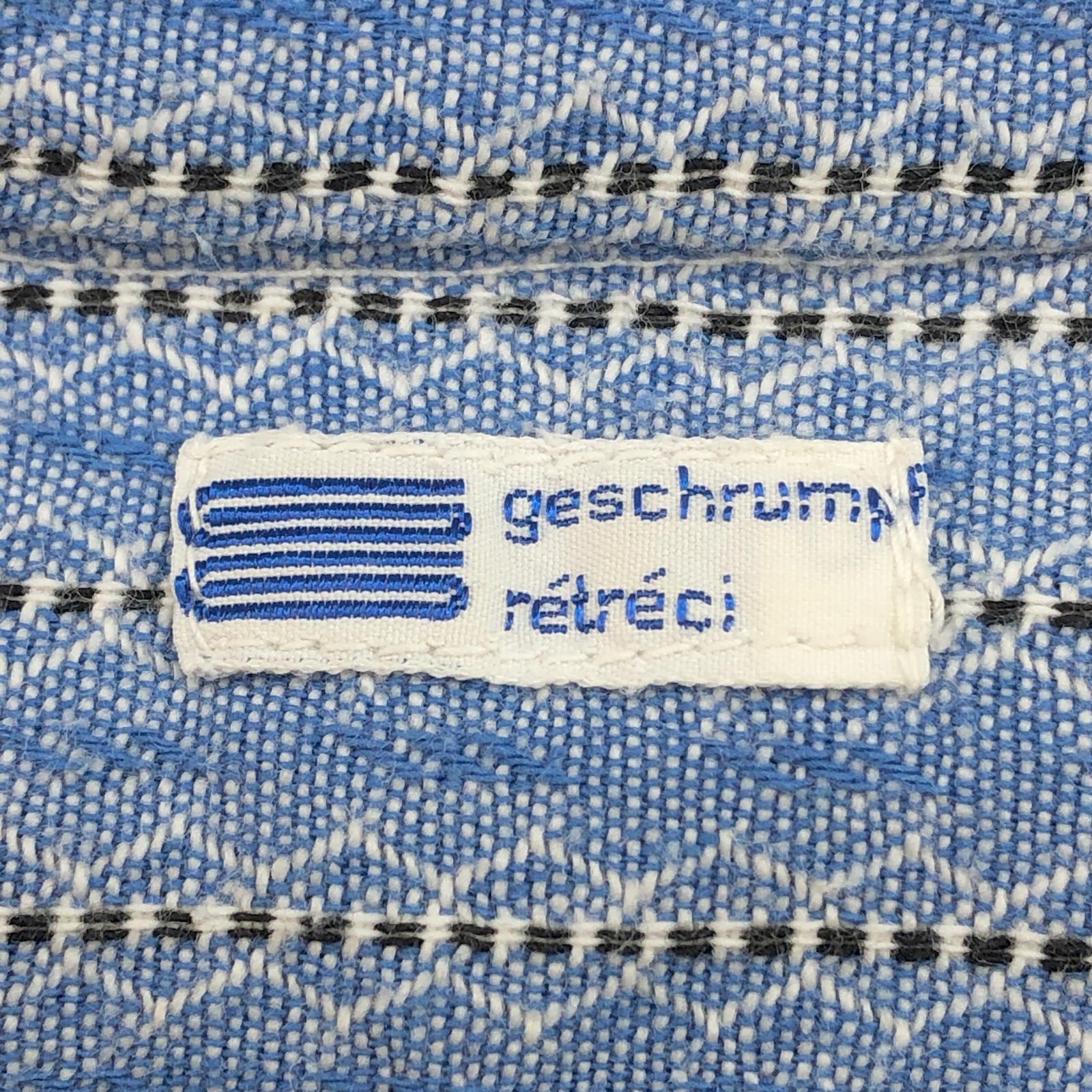 UNKNOWN EURO 50- 60年代 あたり ストライプ 織りこみ 総柄 コットン