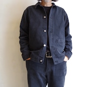 HATSKI Denim07 Box Pocket Denim Jacket Fade Black