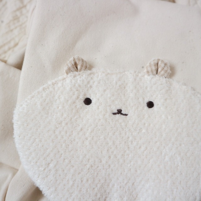 【完売】ゆきぐにどうぶつベビーリュック（つみきリュック ふわゆきみるく