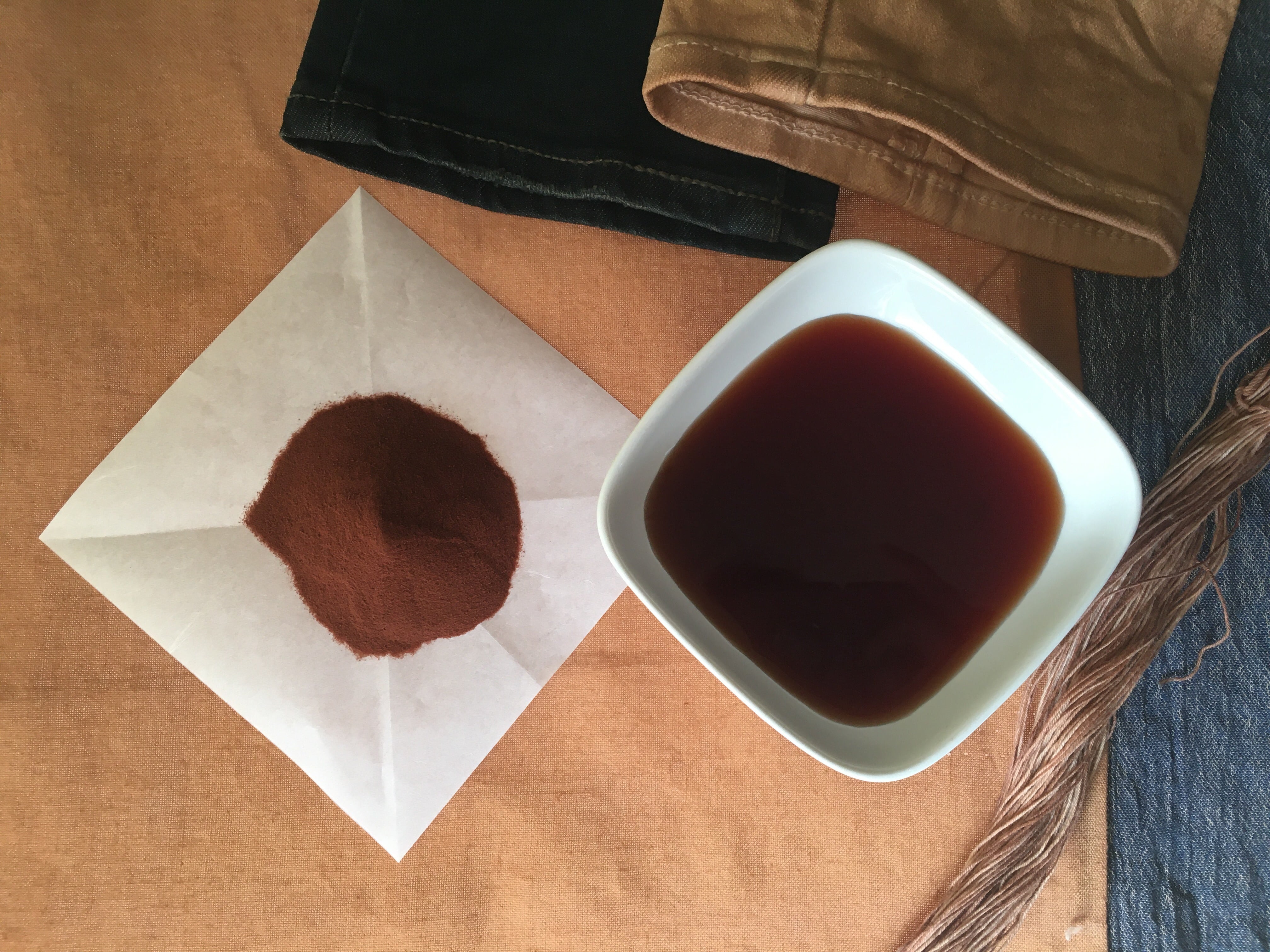 柿渋染め染料 みます柿渋顆粒（塗料・染料用） 業務用500g (柿渋液16.5