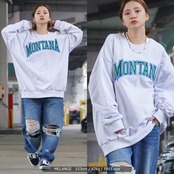 \SALE/◆MONTANA ワッペン刺繍 スウェットシャツ◆ kr-22023