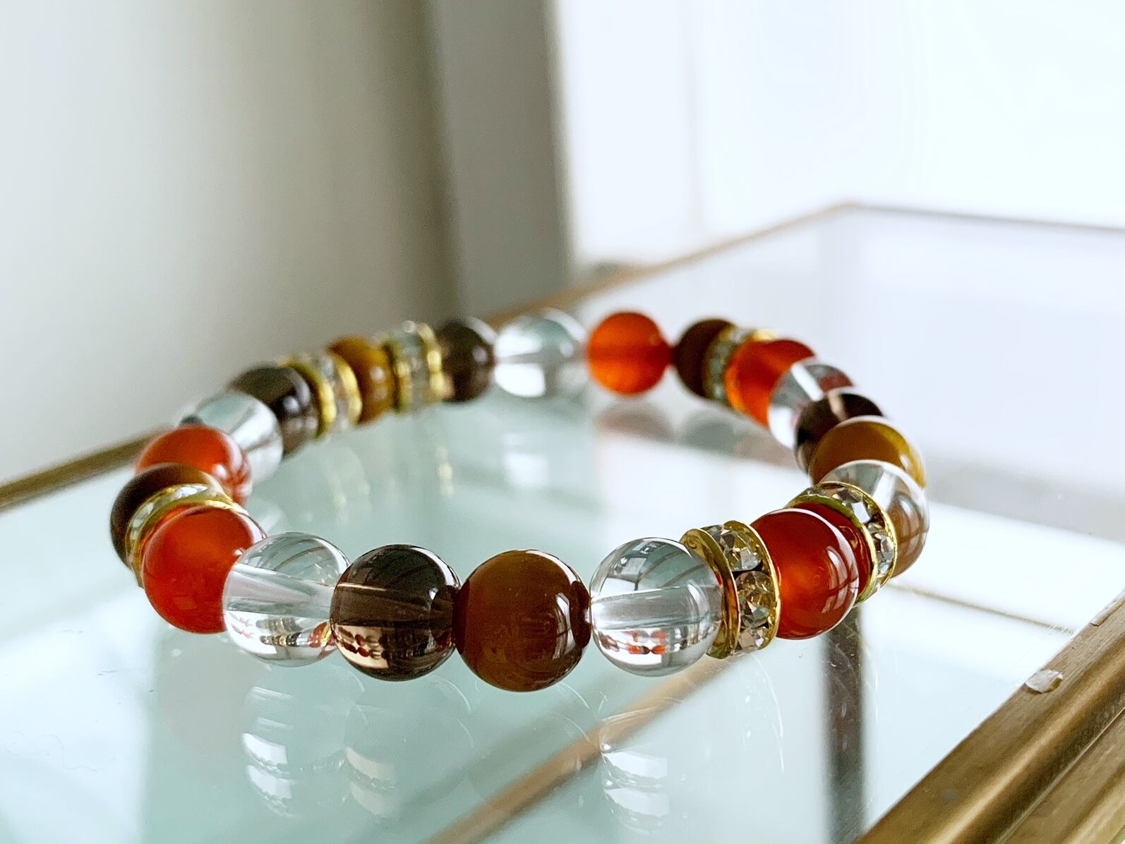 ユニセックス】思い通りに人生を変化させるカーネリアン＆タイガーアイ