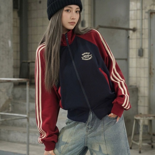 グラフィックアートプリントルーズシルエットTシャツ 2col   R02041