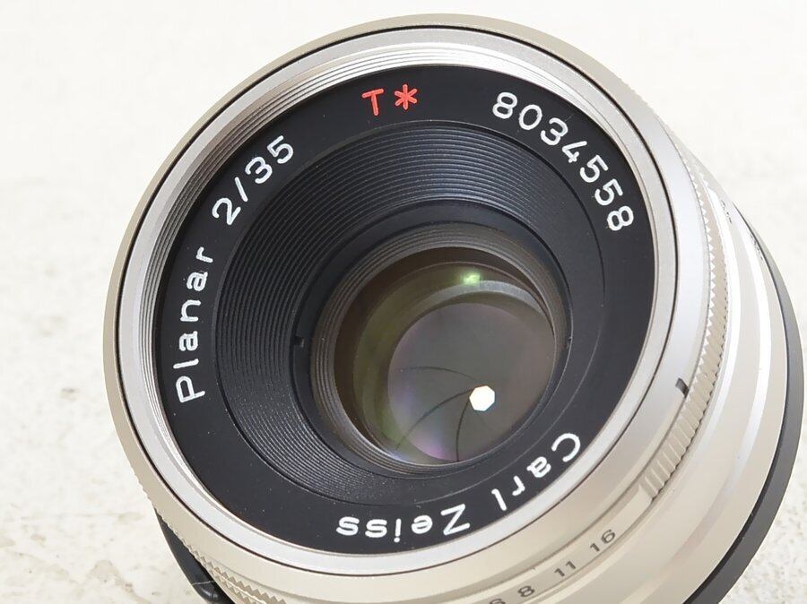 カメラ レンズ(単焦点) CONTAX Carl Zeiss Planar T* 35mm F2 G コンタックス（21245 