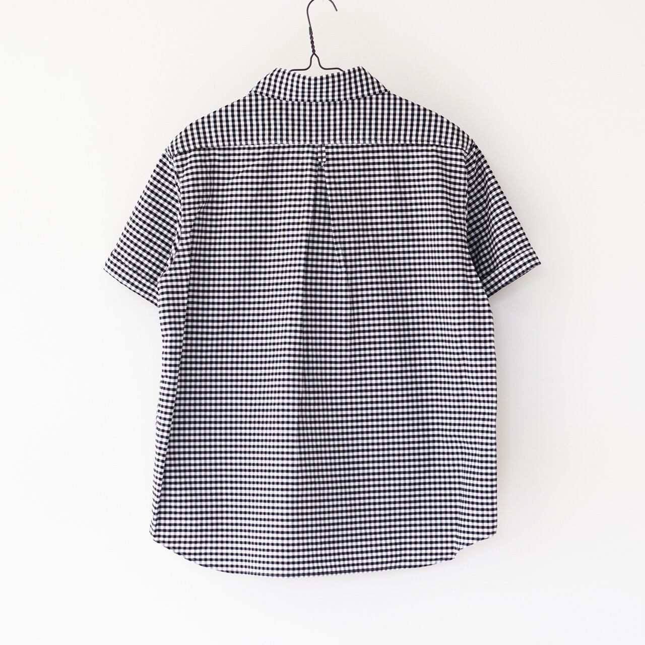 未使用に近い　ダントン　プルオーバー　半袖　ラウンドカラー　シャツ　42 DANTON [ダントン] M OXFORD ROUND COLLAR SHORT SLEEVE PULLOVER