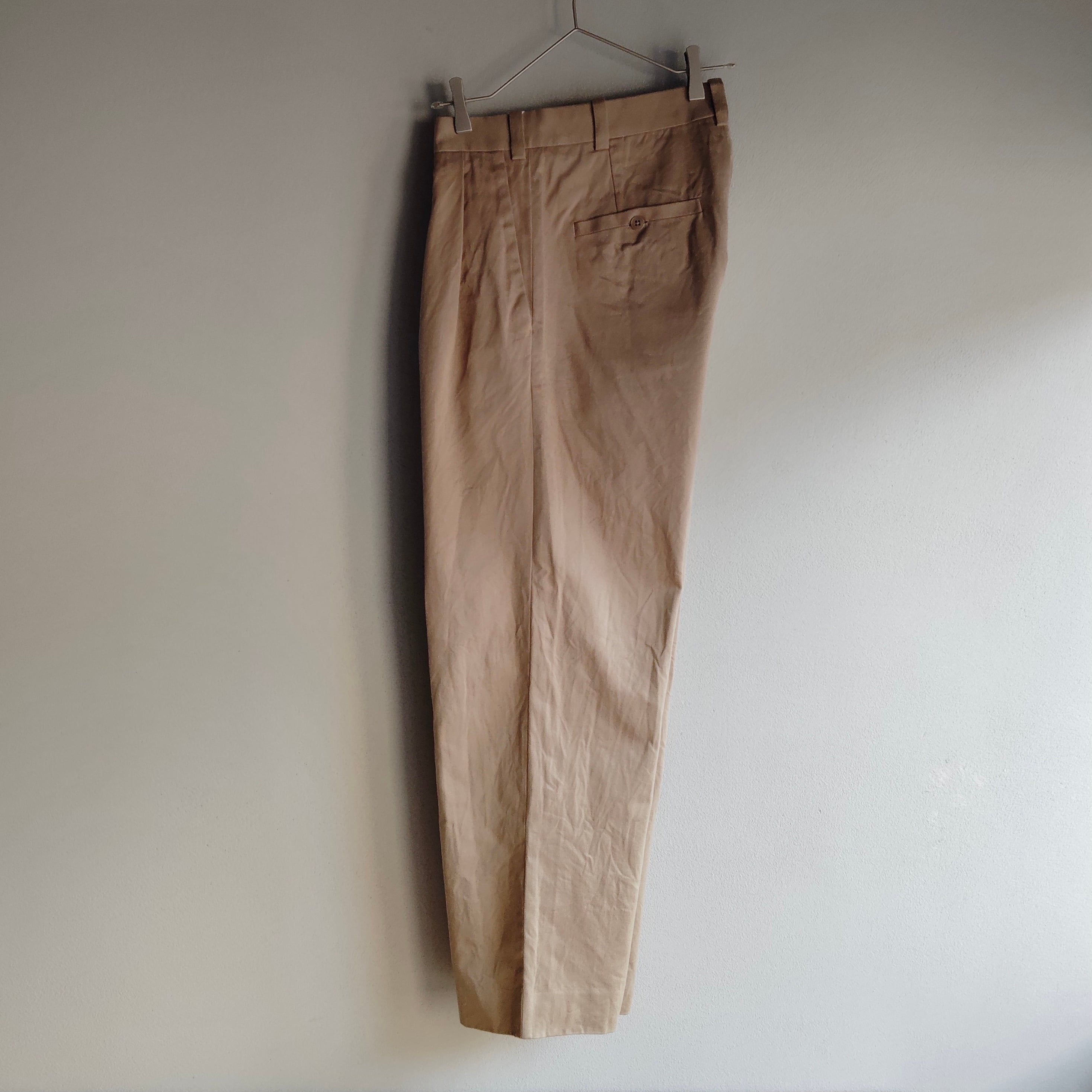 YAECA/ヤエカ チノ ツータックストレート カーキ＃15606 | Routes*Roots