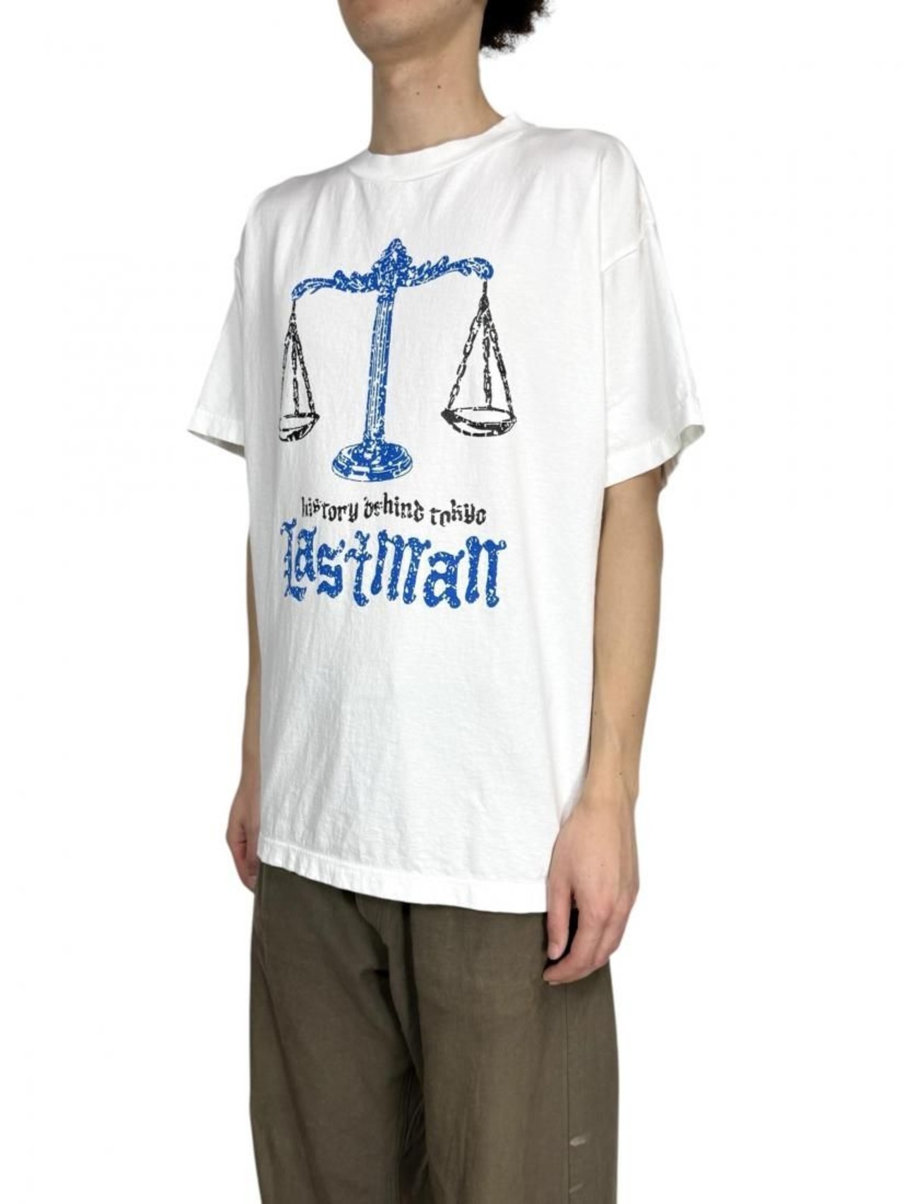 【LASTMAN】PRINTED T-SHIRTS "BALANCE"
