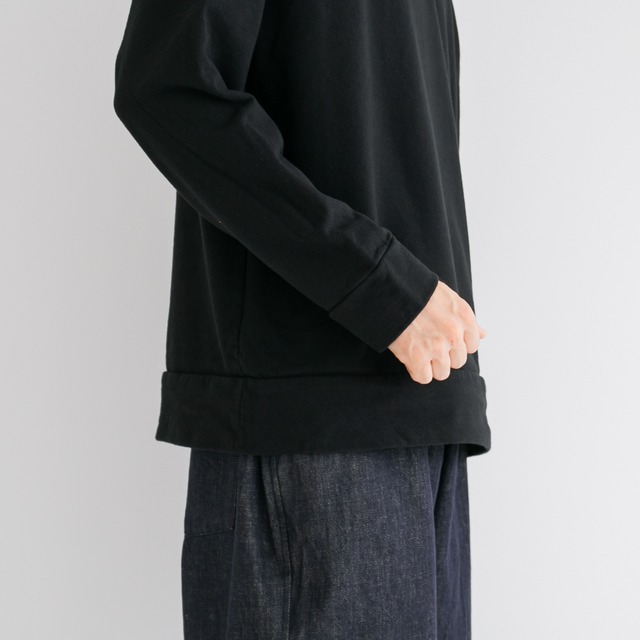 リネン RINEN 20/1オーガニック裏毛ラグランパーカー(R13318)全5色