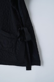 Quilting frill gilet