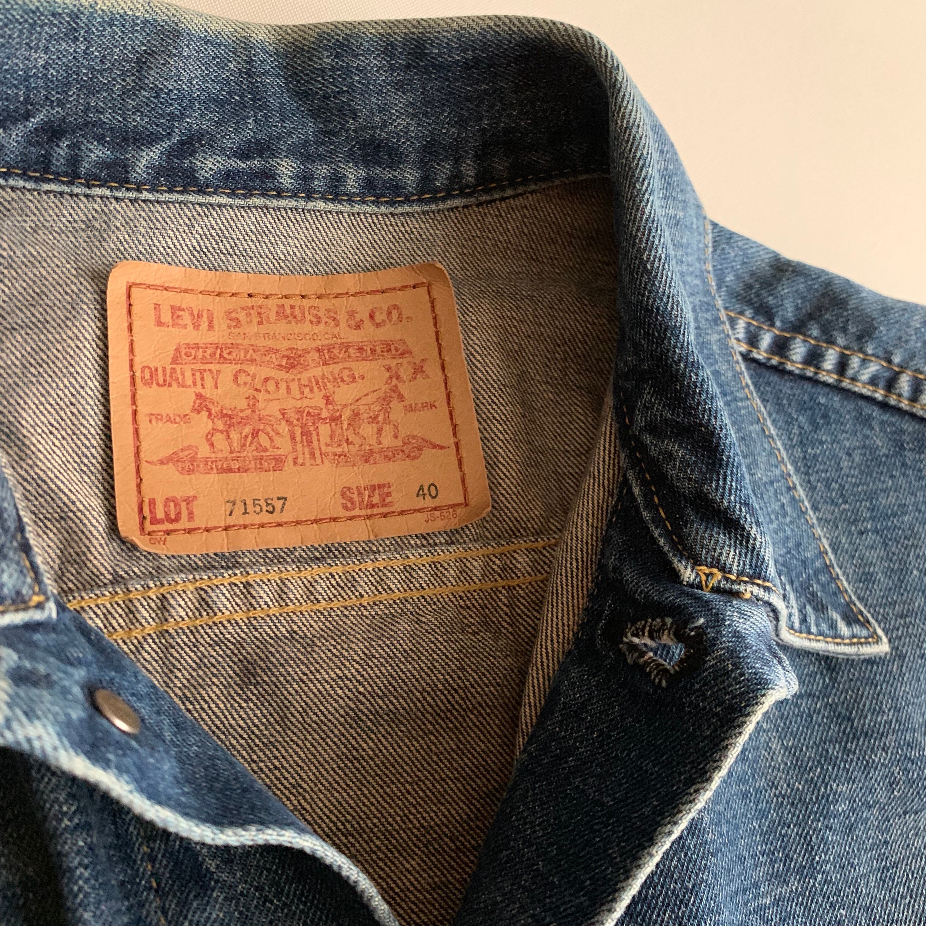 90's日本製！Levi's 71557 3rd リーバイス サード デニムジャケット