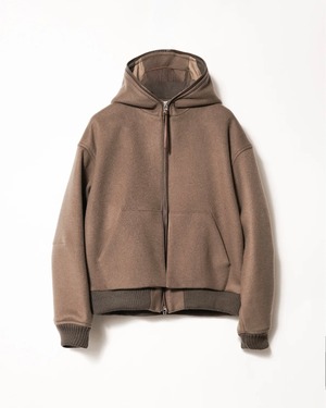 【NTN】BREWED PROTEIN™ ZIP UP HOODED BLOUSON KHAKI BEIGE