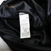 社交ダンス 衣装 ICHIOKU イチオク スカート レッスンウェア ブラック系 練習 レッスン 伸縮 ストレッチ 黒 赤 無地 シンプル アシンメトリー おしゃれ かわいい 上品 ダンス衣装 イベント ステージ パーティー 光沢 キラキラ レッド系