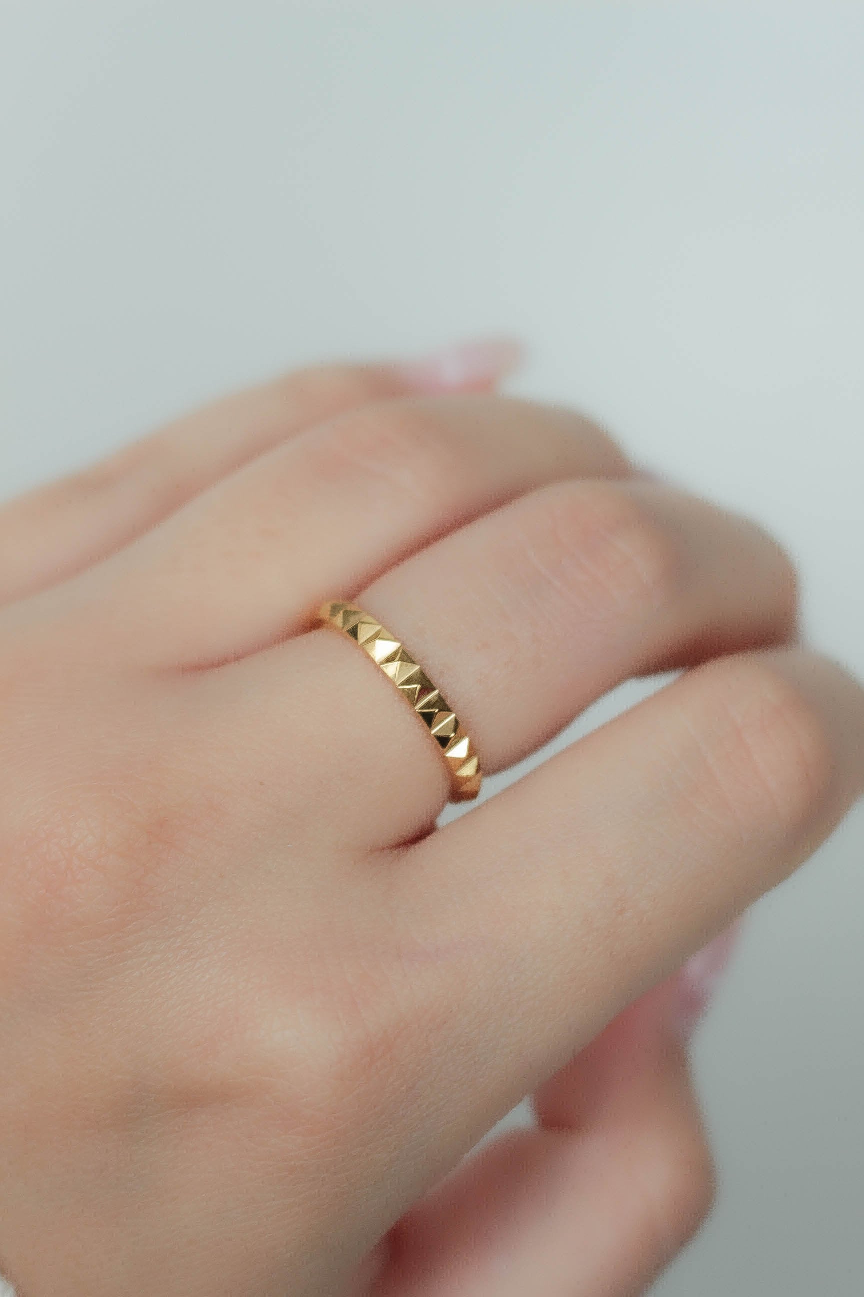 Eternity Studs Ring | ebine(エビネ)|金属アレルギー対応アクセサリー