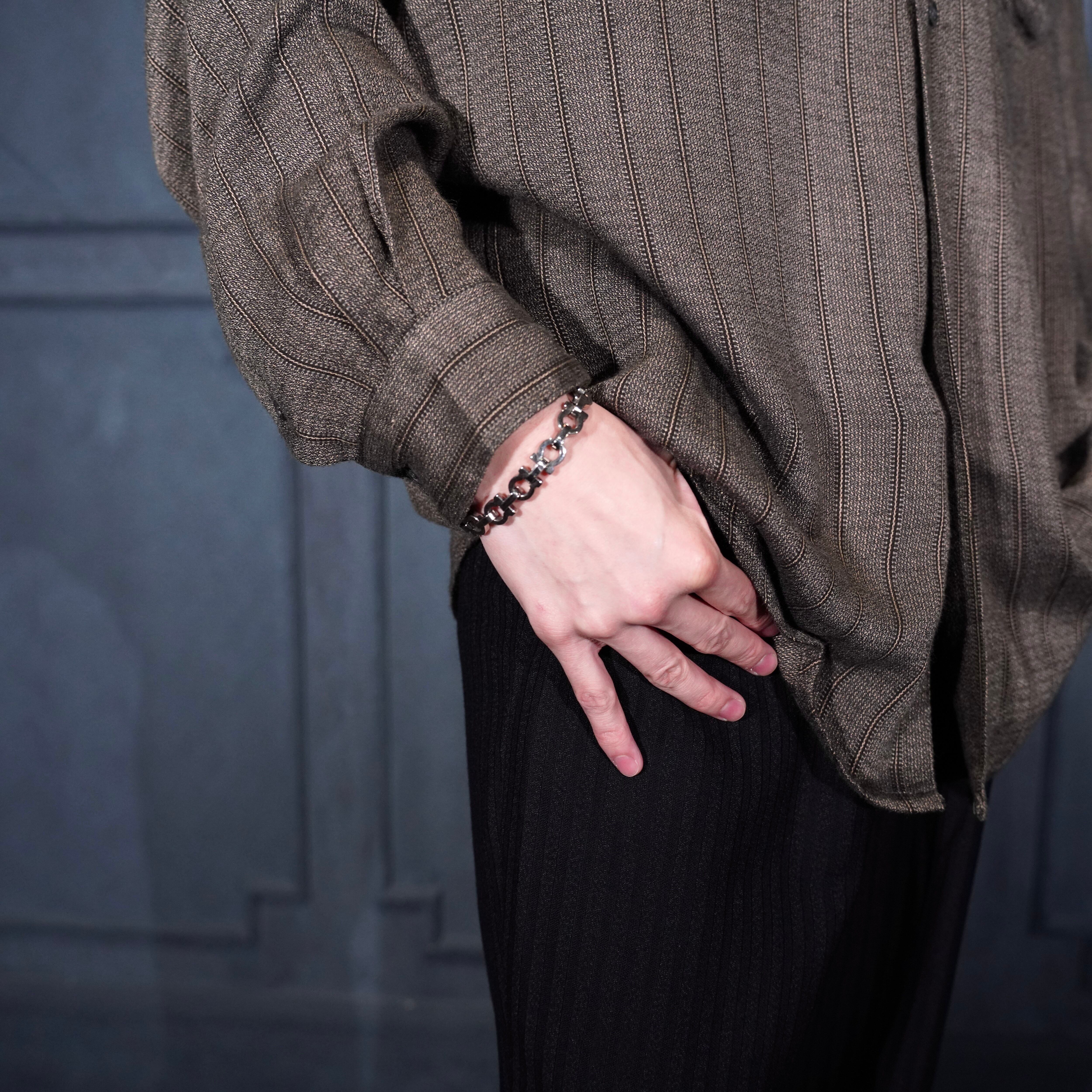 Salvatore Ferragamo GANCHINI LOGO CHAIN DESIGN BRACELET