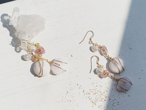 Pukashell earrings