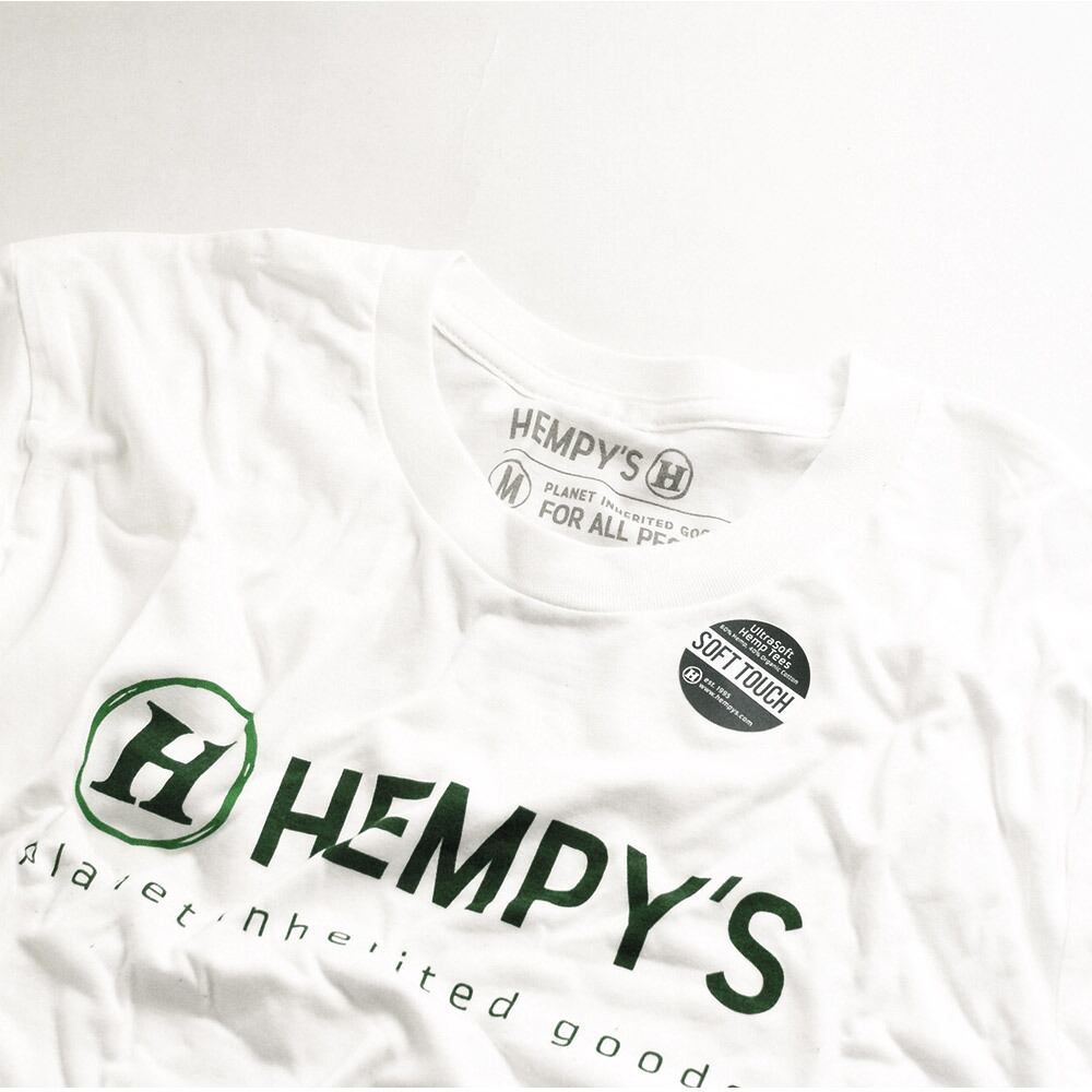 Tシャツ メンズ 半袖 麻 ヘンプ ヘンピーズ Hemp T Shirt Hempy's