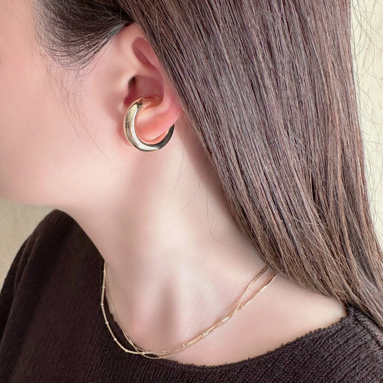 STRONG】VEIN EARCUFF とろ GOLD / イアカフ【OUR