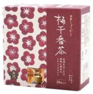 国産生姜入り梅干番茶スティック ８ｇ×２０　無双本舗