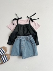 【取寄/韓国直送】atomeme 26/SMフォーミンドットビスチェ｜夏服｜韓国子供服