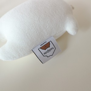 【完売】ゆきぐにくまさんのガラガラぬいぐるみ