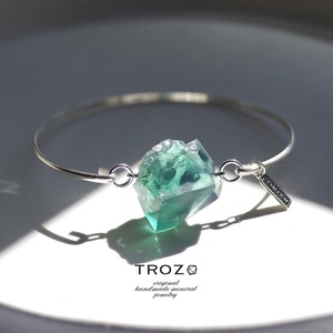 【084 Fluorite Fest】 ダイアナマリア フローライト 鉱物原石 シルバー925 ブレスレット 天然石 アクセサリー