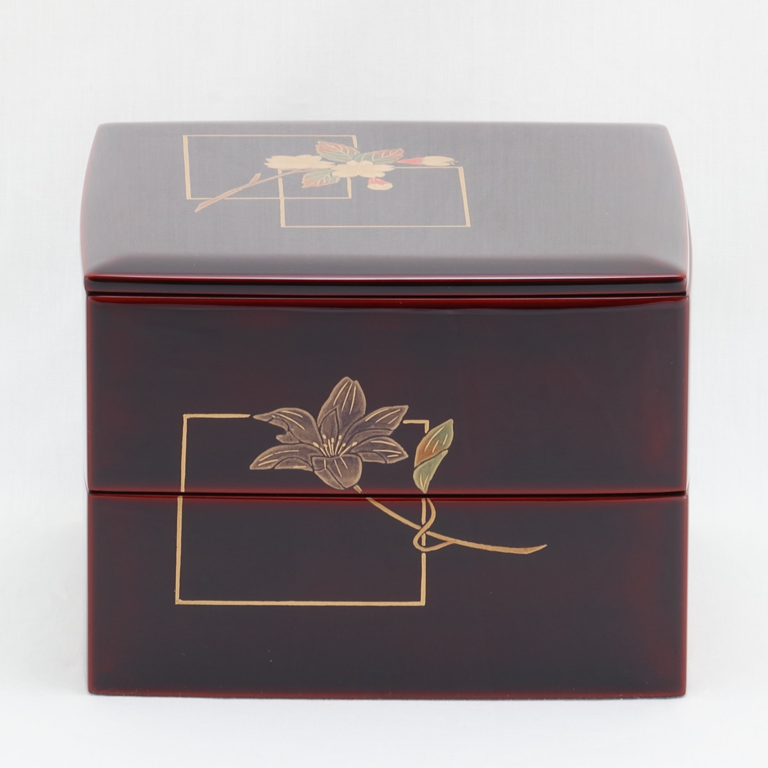 輪光堂 輪島漆器 輪島塗 二段重 松