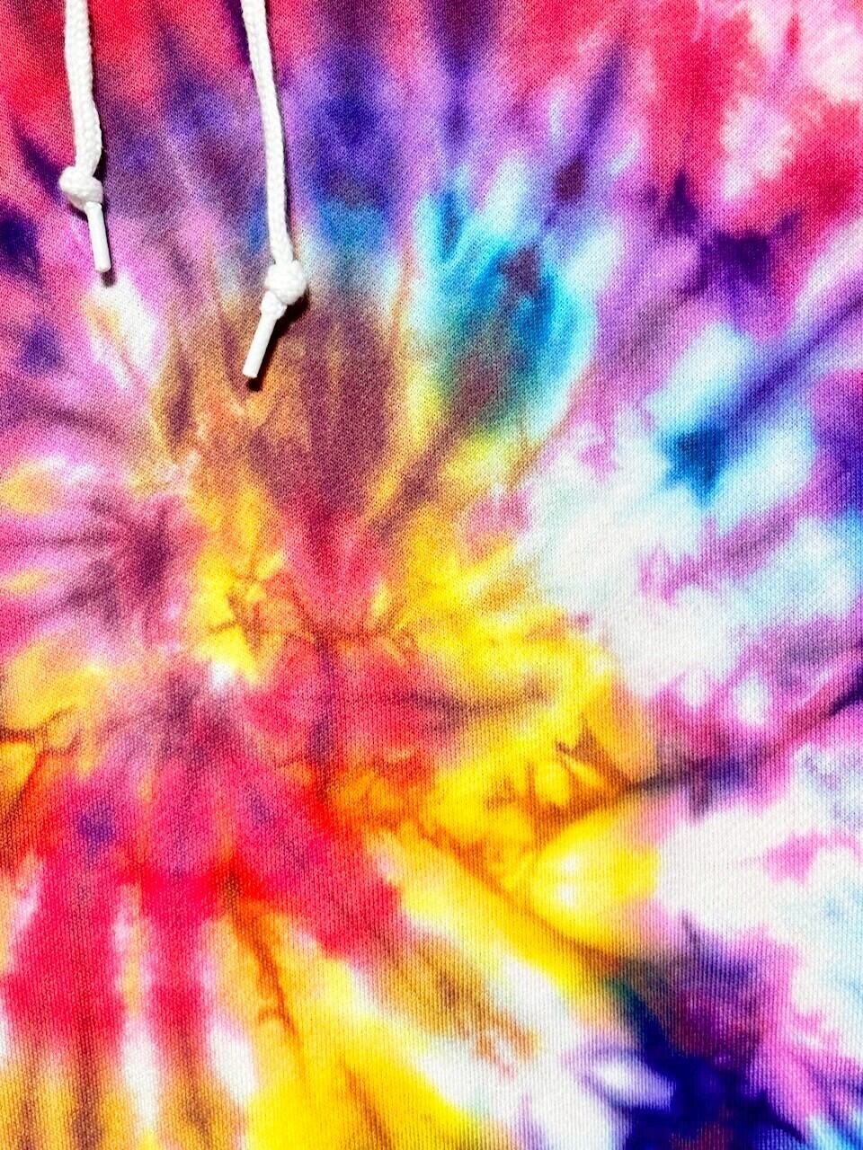 タイダイページ タイダイ Tie-dye プルオーバー フーディー XLサイズ カラフル