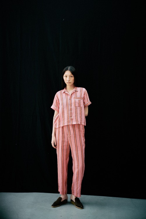 jonnlynx/JL226-PT866 striped pants PINK