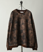 ATELANE flower print crew neck (BRN) 20A-24161