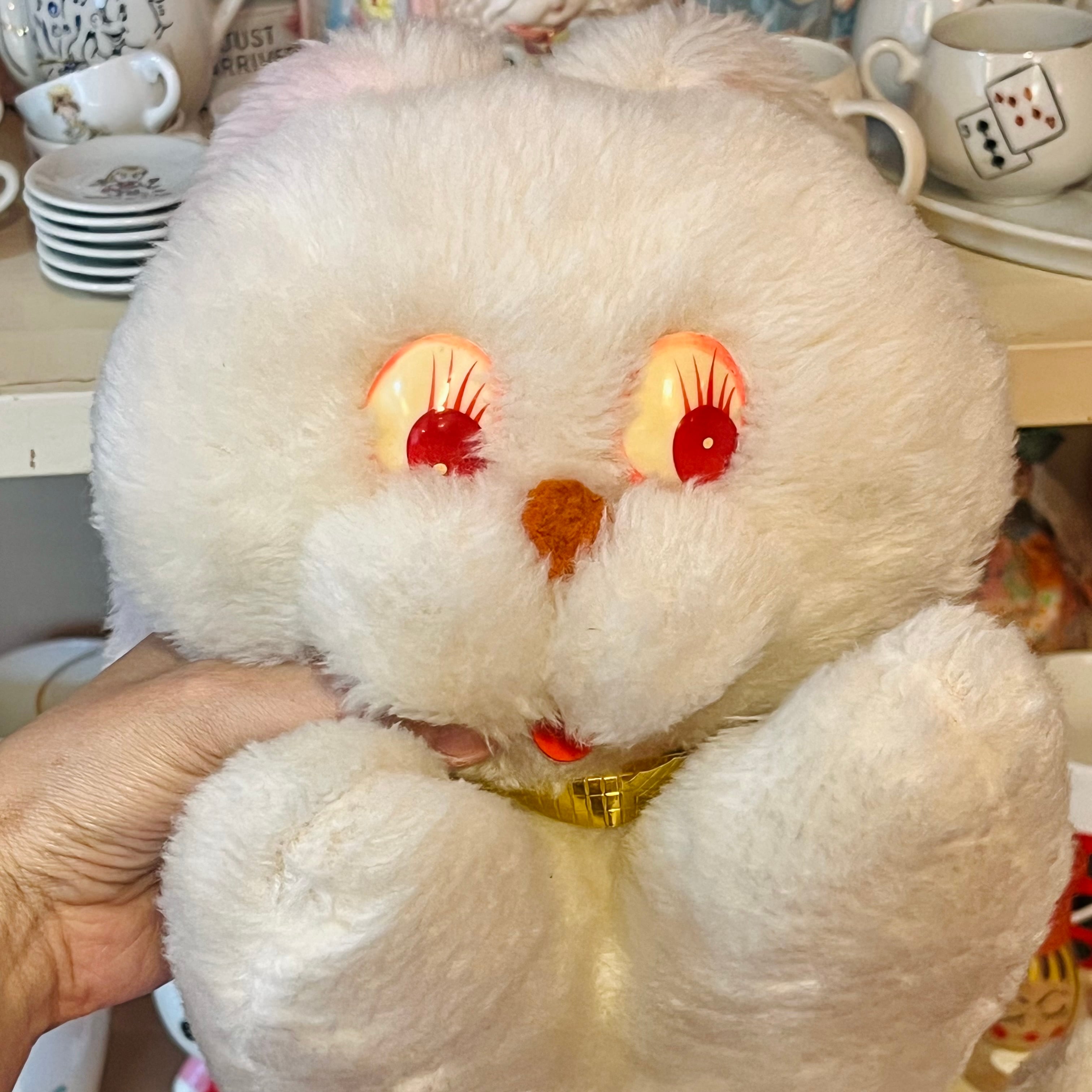 テディベア 垂れ耳うさぎぬいぐるみ 白い垂れ耳うさぎ テディベア