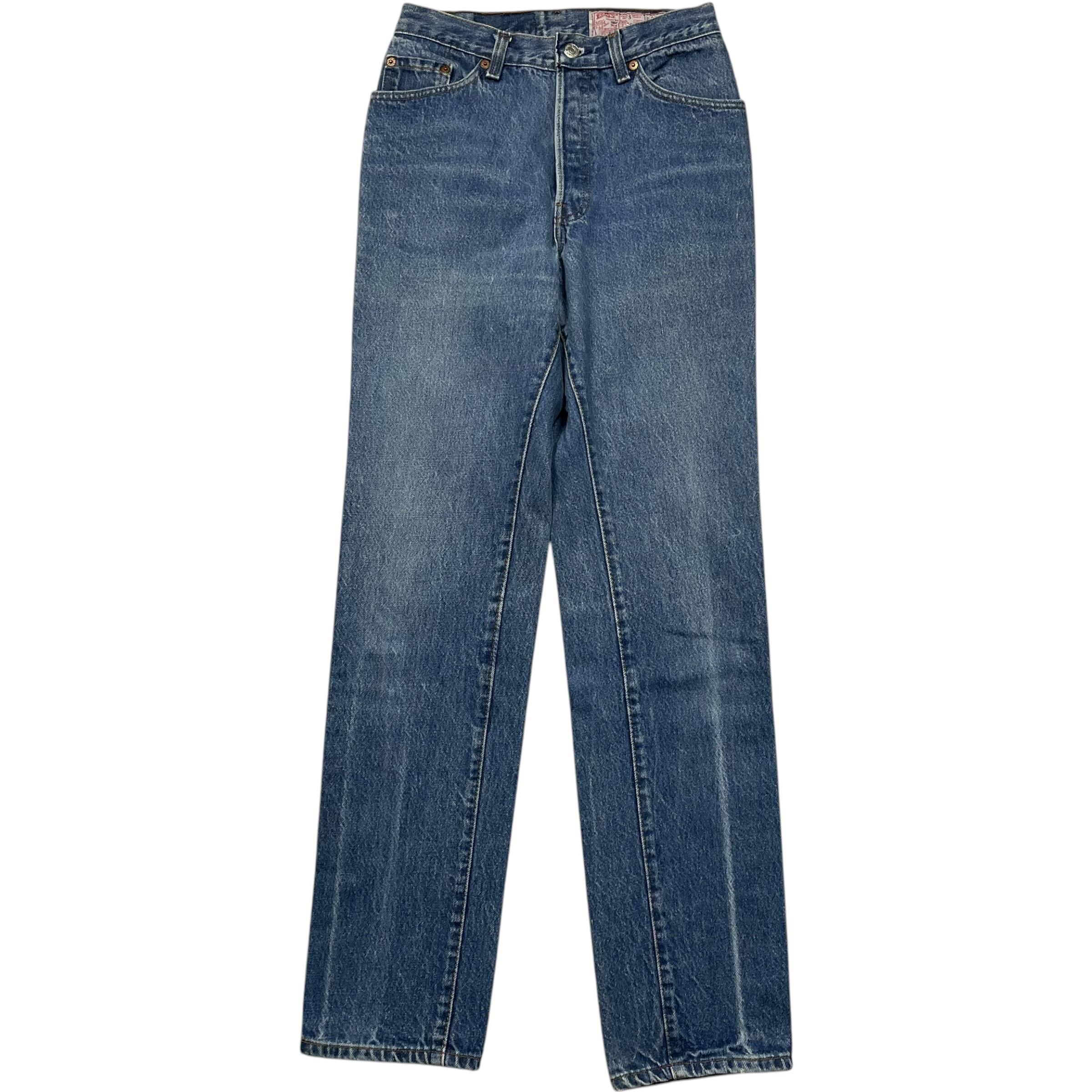 《実寸 W26L31》 Levi's リーバイス 26501 デニムパンツ ストレート USA製 80年代 vintage no.6049
