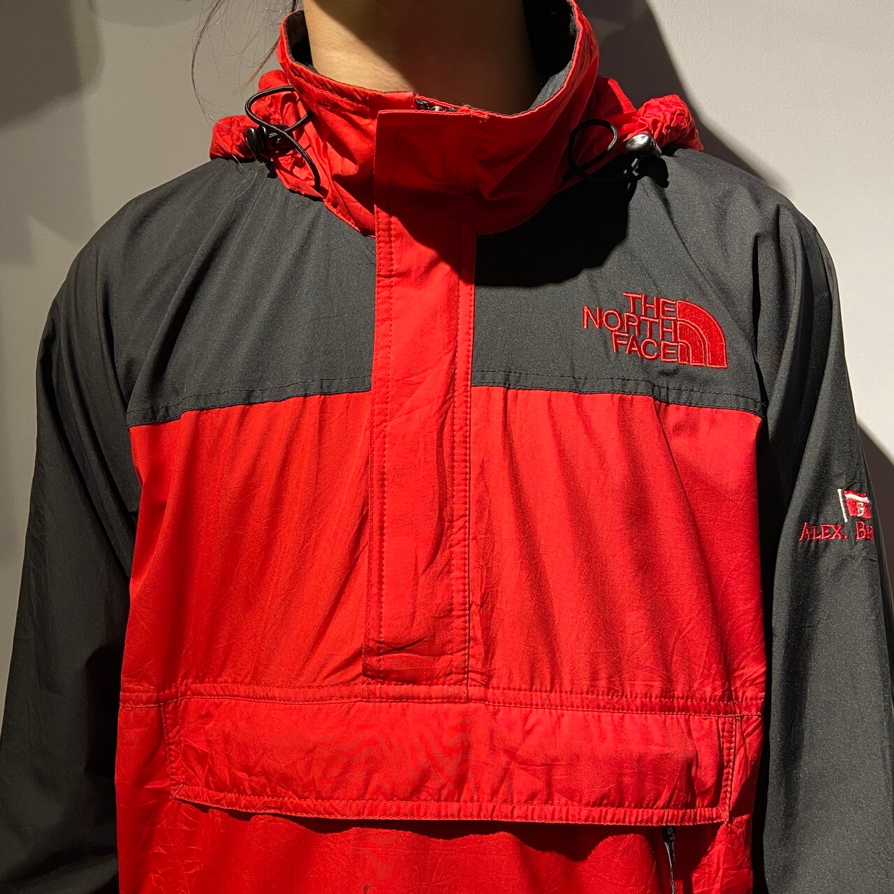 THE NORTH FACE ザ ノースフェイス アノラックパーカー メンズL 古着 