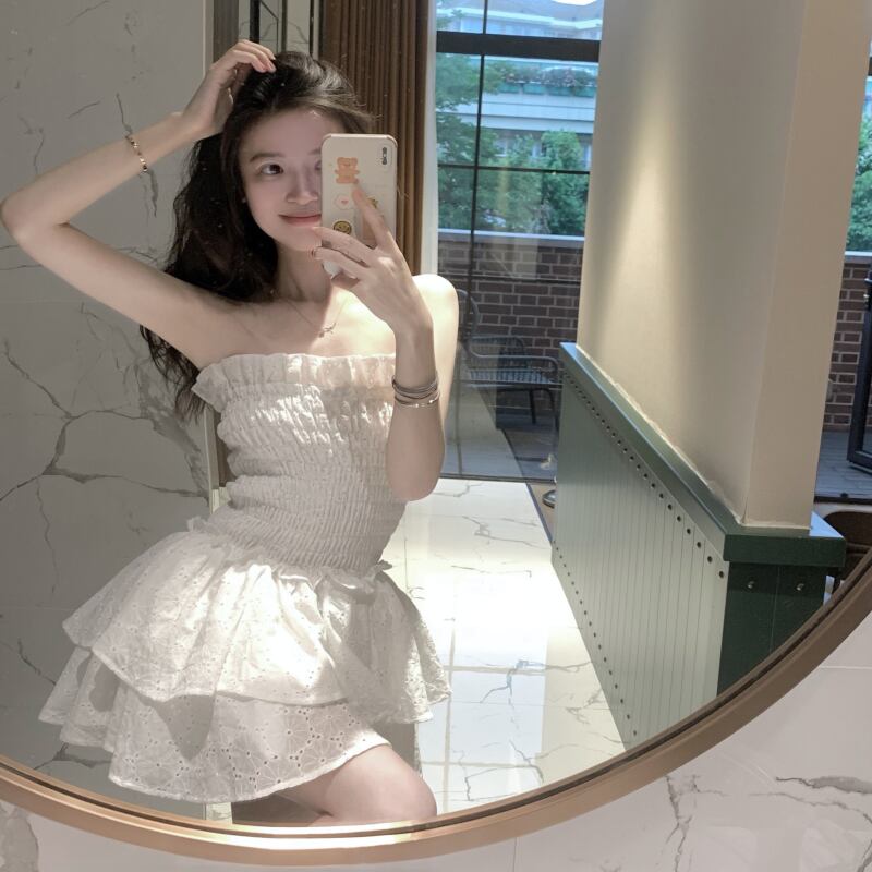 スカート サマースタンダードトップス スリムドレス レトロ 夏物 ドラファッションホール89375849503