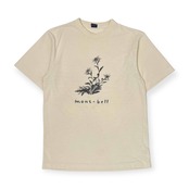 mont-bell モンベル 花柄 半袖 Tシャツ S/アイボリー系 メンズ