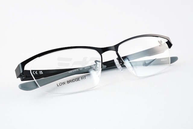 NIKE メガネ 8164LB Col.001 ハーフリム ナイロール スポーツ 軽量 ナイキ 正規品-4枚目