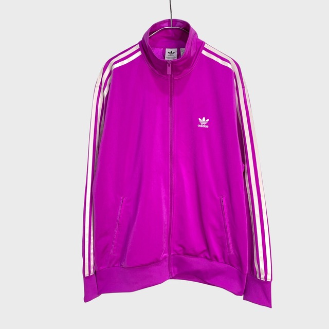 adidas ファイヤーバード　トラックジャケット　トレフォイルロゴ　紫　M