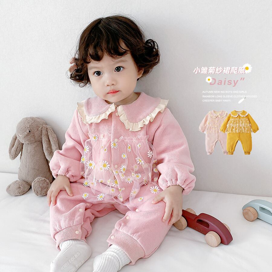 ウィンターベルベットロンパース オールインワン 冬物 超面白いベビーショップ65373251035