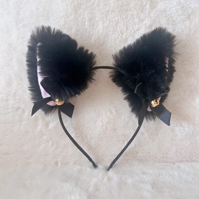 猫耳　黒色