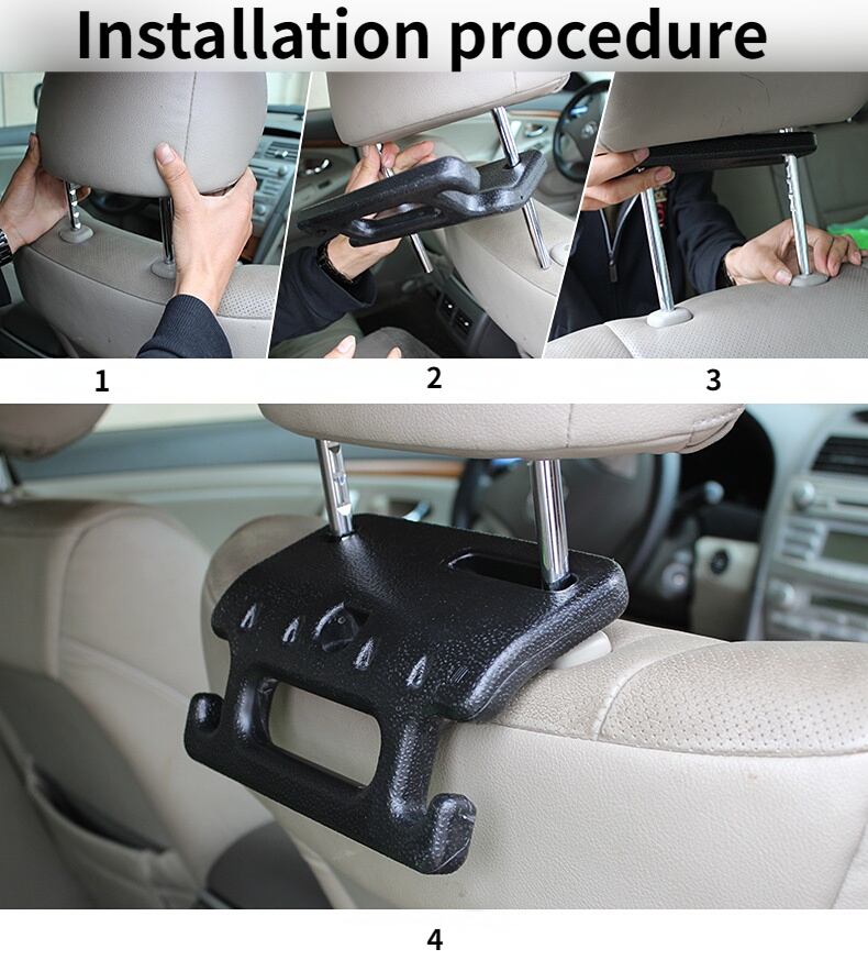 車の安全手すり折りたたみ式シート バック フック車両フック