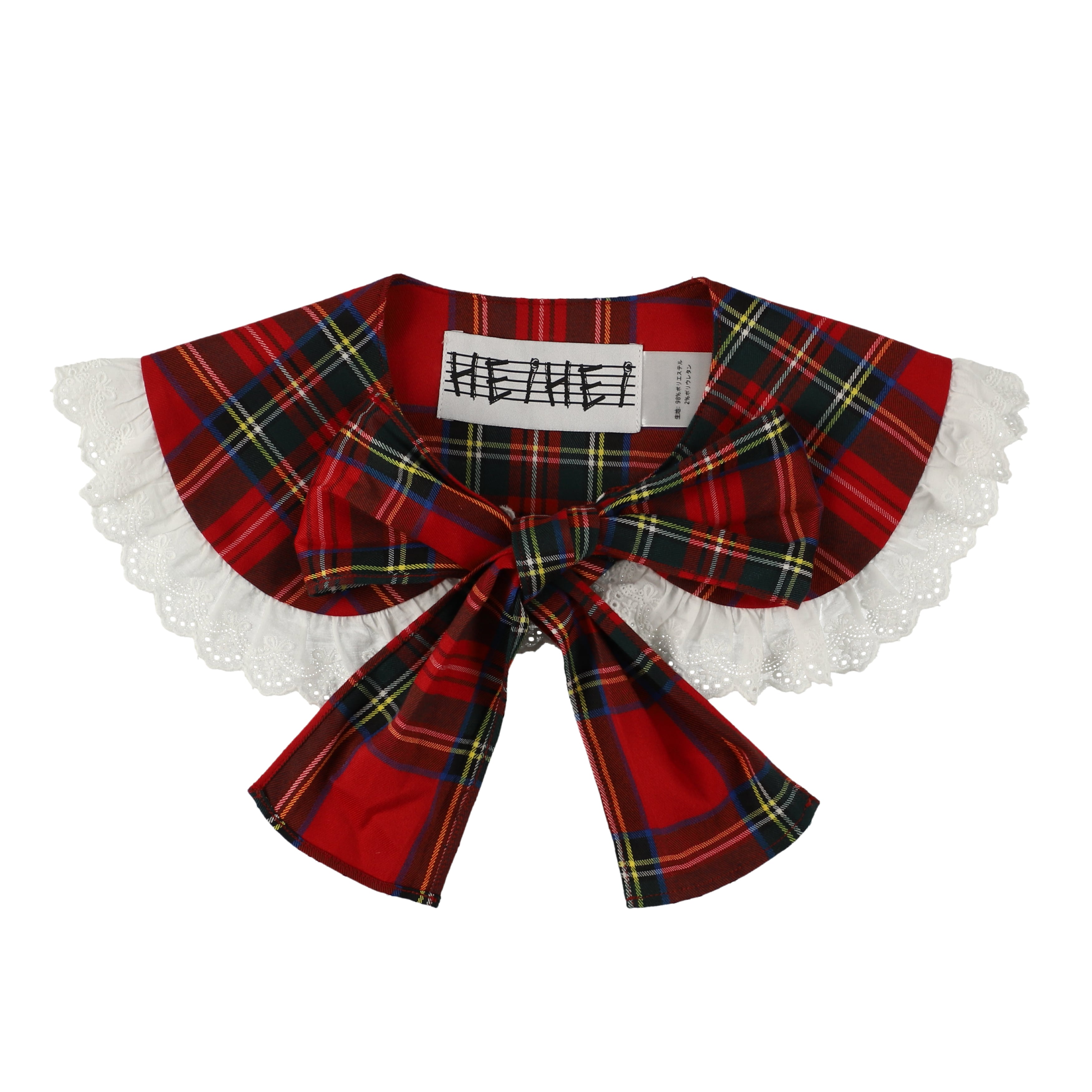 リボンつけ襟　RED